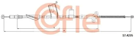 Трос ручника (задній) (L) Honda CR-V 01-07 (L=1525mm) COFLE 174235