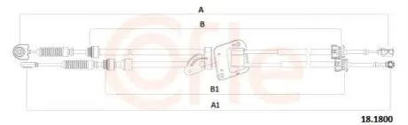 Автозапчасть COFLE 181800