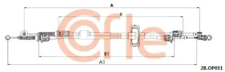 Автозапчасть COFLE 2CBOP011