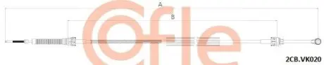 Тросик зчеплення COFLE 2CB.VK020 Купити в Україні