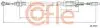 Трос ручника Peugeot Boxer/Fiat Ducato 01-06 (1170/843mm) знято з постачання COFLE (92104727) зображення 1