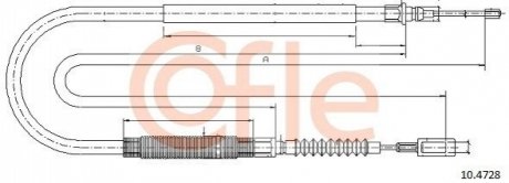Автозапчасть COFLE 92104728 (фото 1)