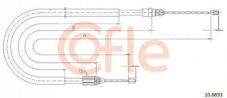 Автозапчасть COFLE 92106693 (фото 1)