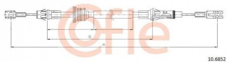 Трос ручного тормоза COFLE 92106852