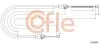 Трос ручного гальма (задній) Dacia Logan 1.4-1.6 16V 07- (1993mm) COFLE (92106892) зображення 1
