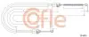 Трос ручника Dacia Sandero 08- (1660/1480 мм) COFLE (92106893) изображение 1