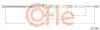 Трос ручника Skoda Fabia/VW Polo/Seat Ibiza 08- (1588/923 мм) COFLE (92107140) зображення 1