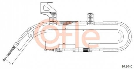 Автозапчастина COFLE 92109040