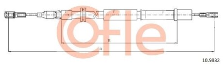 Трос ручного тормоза COFLE 92109832 (фото 1)