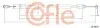 Трос ручного тормоза COFLE (92109836) изображение 1