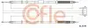 Трос ручника Opel Corsa D/E 09- (1478/1490mm) COFLE (92115774) зображення 1