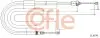 Трос ручного гальма COFLE (92116576) зображення 1