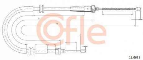 Автозапчастина COFLE 92116683 (фото 1)