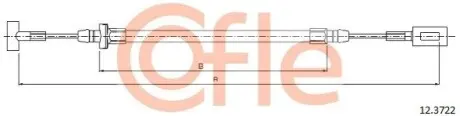 Фото 1 — Трос ручника COFLE (92123722) Фото Трос ручника COFLE (92123722) зображення 1