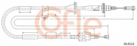 Автозапчастина COFLE 92186112 (фото 1)