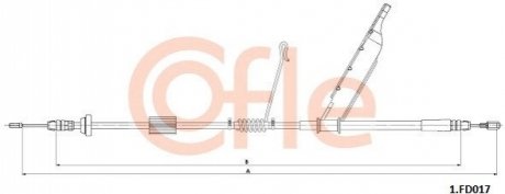 Автозапчасть COFLE 921FD017 (фото 1)