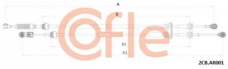 Автозапчасть COFLE 922CBAR001 (фото 1)