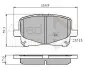 Фото Колодки гальмівні (передні) Toyota Camry/Lexus ES 96-06 (Akebono) COMLINE (ADB0904) зображення 1