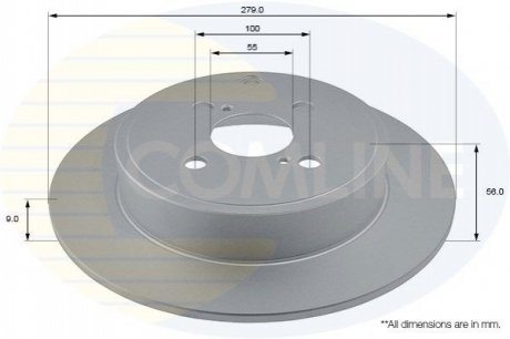 Гальмівний диск COMLINE ADC01116 (фото 1)
