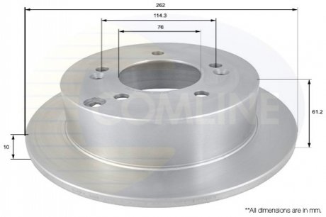 Гальмівні диски COMLINE ADC1066