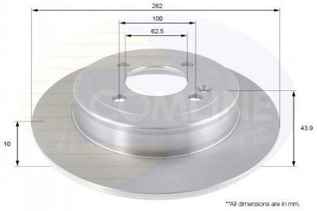 Гальмівні диски COMLINE ADC2419