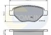 Комплект тормозных колодок, дисковый тормоз CBP01159