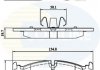 Гальмівні колодки COMLINE CBP02011 (фото 1)