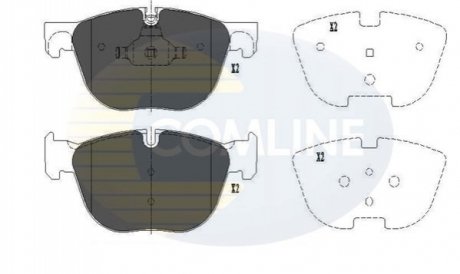 Тормозные колодки, дисковый тормоз.) COMLINE CBP06003 (фото 1)