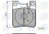 Гальмівні колодки, дискове гальмо (набір) CBP0702