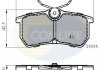 Гальмівні колодки, дискове гальмо (набір) CBP0705