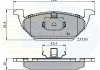 Гальмівні колодки, дискове гальмо (набір) COMLINE CBP0737 (фото 1)