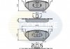 Гальмівні колодки, дискове гальмо (набір) COMLINE CBP0889 (фото 1)