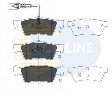 Гальмівні колодки COMLINE CBP16062