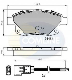 Тормозные колодки, дисковый тормоз.) COMLINE CBP21554