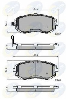 - Тормозные колодки для дисков COMLINE CBP31760