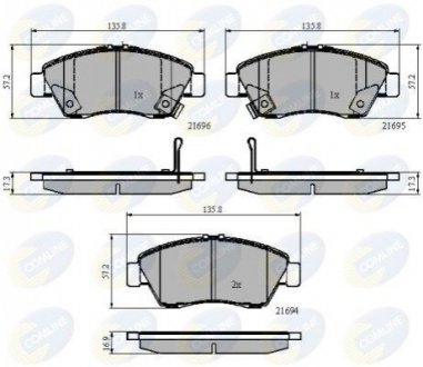 - Тормозные колодки для дисков COMLINE CBP32009