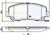 CBP32252 Comline - Гальмівні колодки до дисків CBP32252