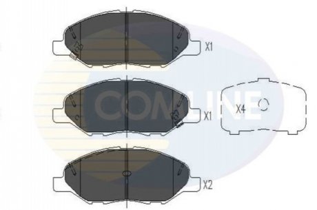 - Тормозные колодки для дисков COMLINE CBP36044 (фото 1)