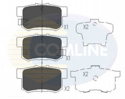 - Тормозные колодки для дисков COMLINE CBP36049