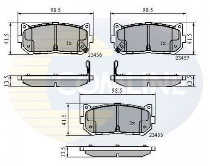 - Тормозные колодки для дисков COMLINE CBP3906