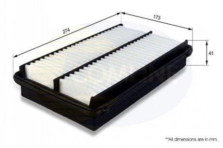 Повітряний фільтр COMLINE CHN12001 (фото 1)
