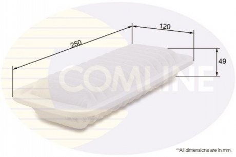 Фільтр повітряний COMLINE CTY12035