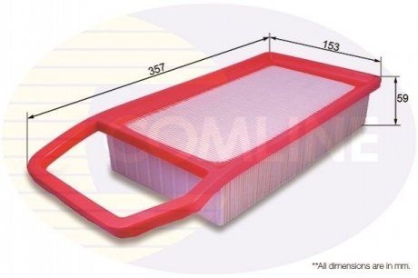 - Фільтр повітря (аналогWA9471) COMLINE EAF545