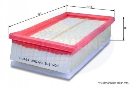 Фільтр повітряний COMLINE EAF582