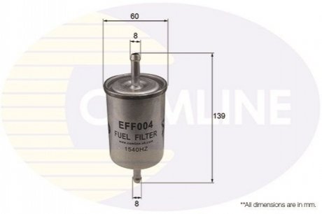- Фільтр палива (аналогWF8033) COMLINE EFF004 (фото 1)