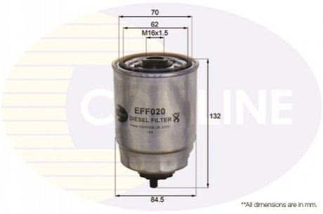 Фільтр палива (аналог WF8049) COMLINE EFF020