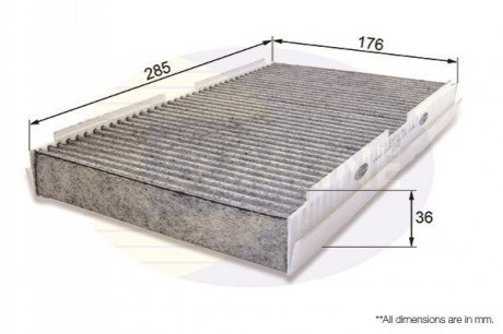 Фильтр воздуха (салона) COMLINE EKF117A