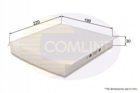 Фільтр салону COMLINE EKF206