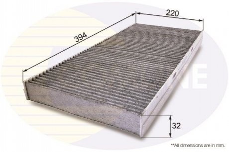 Фильтр воздуха (салона) COMLINE EKF250A (фото 1)