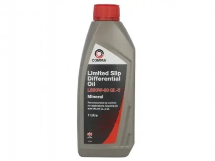 Олива трансмісійна мінеральна COMMA LSGEAROIL80W90GL51L Купити в Україні